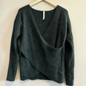 Babaton The Group Bandini Wrap Sweater Alpaca Wool  XXS